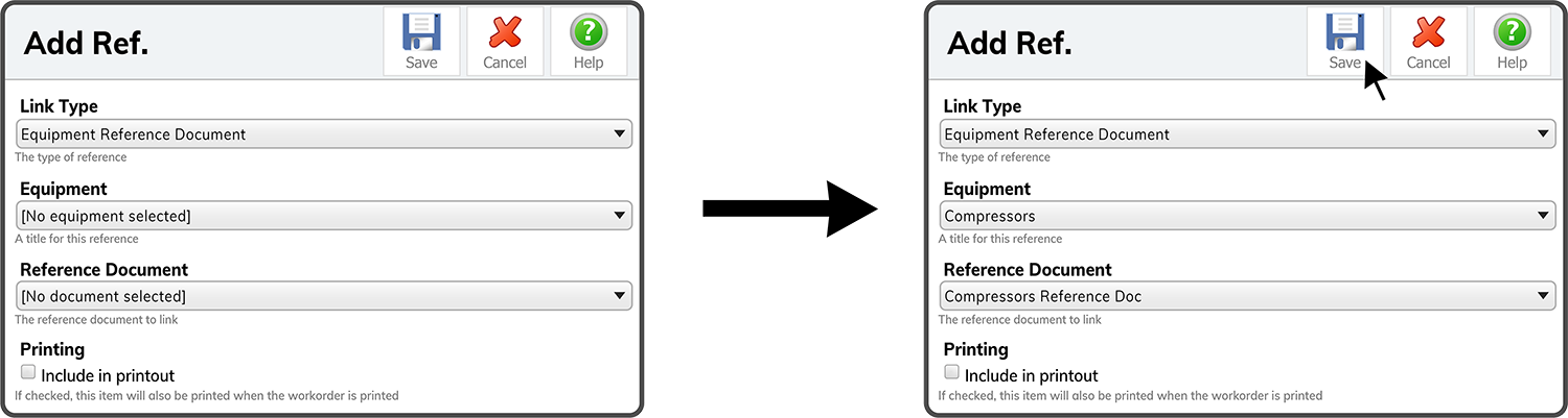 Reference Link Type - Equipment Reference Document